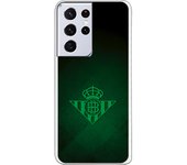 Carcasa para Samsung Galaxy S21 Ultra - S30 Ultra - Real Betis Balompié Escudo verde sobre textura