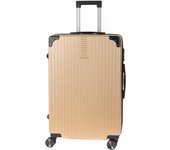 DAM Maleta mediana trolley rígida ultraligera, de ABS de alta resistencia con esquinas reforzadas. Cerradura numérica y 4 ruedas dobles extraíbles y giratorias 360°.   44x27x68Cm