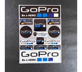 Reflective Motorcycle accessories stickers Decals waterpr For GOPRO
