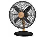 Cecotec Ventilador de Sobremesa EnergySilence 560 WoodDesk. 4 Aspas de 12" (30cm) de Di‡metro Oscilante 3 Velocidades Motor de Cobre Acabado