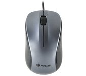 NGS Ratón Óptico WIRED GRAY 1200dpi USB