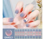 DIY Nail Stickers 20 Finger Adhesive Nail Sticker Full Paste With Package And Nail File