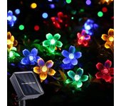 1PC Solar String Flower Lights Outdoor Waterproof 20/30/50/100 LED Fairy Light  For Garden Fence Patio Yard Christmas Tree Decor