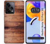 Funda Silicona para Xiaomi Redmi Note 12 Pro+ Plus 5G diseño Madera 02 Dibujos