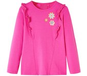 Camiseta Infantil de manga wide dark pink 128