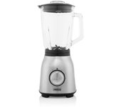 Batidora de vaso de acero inoxidable, PRINCESS 1.5L 4 velocidades jarra cristal