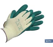 Blister g. latex rugoso verde t-10   caja 12 unid.