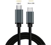 Braided USB C to Micro USB Cable Fast USB Type C to Micro USB OTG Charging Sync cable USB-C to Micro USB for Samsung Xiaomi Huaw