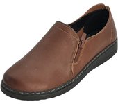 Zapato Cavatini Confort Mujer Cuero Doble Cierre Camara