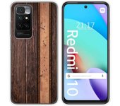 Funda Silicona para Xiaomi Redmi 10 (2021/2022) diseño Madera 05 Dibujos