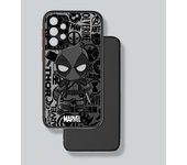 Cartoon Marvel Hero Phone Case For Samsung S24 S23 S22 S21 S20 S10 S9 Plus Ultra Pro 5G Frosted Translucent Matter Cover