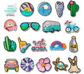 Shoe Charms 27Pcs Summer Beach Series Shoe Decoration Premium Quality Popular Charms Accessories Great Gift