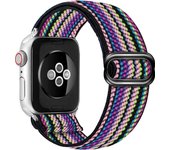 Soft Nylon Loop Elastic Buckle Strap For Apple Watch SE Band 40mm44mm Series 8/7/6/5/4 iWatch Leopard Watchband Bracelet 41/45mm