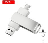 JASTER New TYPE-C 2.0 pen drive 128GB 64GB stylish metal USB flash drive 32GB 16GB memory stick business gift USB flash drive