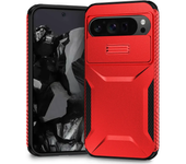 3IN1 Hybrid Heavy Duty  Armor Phone Case for Google Pixel 8 8A 9 Pro XL Slide Push Window Otter Case Box Frame Hard Back Cover