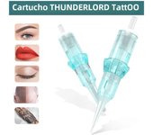 New 20X Blue Tattoo Cartridge Permanent Makeup Needle For Tattoo Machine Universal Round Liner 0.25mm 0.30mm Sterilized Needles