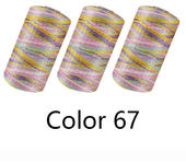 3Pcs X100g Hand Braided Yarn Diy Hook Bag Cushion Yarn for Knitting Crochet Yarn 1.5mm Cord Thin Thread