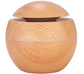 Air Humidifier Ultrasonic USB Aroma Diffuser Wood Grain LED Night Light Electric Essential Oil Diffuser Aromatherapy Home 130ML