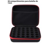 30/60 Bottles Essential Oil Case 10ML 15ML Perfume Oil Essential Oil Box Travel Portable Carrying Holder Nail Polish Storage Bag
