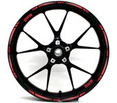 Kit de Pegatinas compatibles con  llantas de moto BMW S1000 RR Mod.2