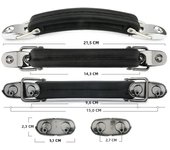 Luggage Handle Handle Grip Trolley Handle Suitcase Handle Bag Handle Replacement Universal Travel Black Luggage Bag Accessories