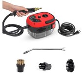 Limpiador a vapor portátil de 2500 W, máquina de lavado a presión con esterilización a alta temperatura para el hogar, el coche, la cocina y el aire acondicionado