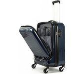 COSHANO Maleta Equipaje de Mano Cabina Trolley de Viaje 4 Ruedas giratorias Abertura Frontal y Lateral