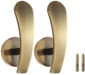 2pcs/set Retro Hold Practical Durable Curtain Holder Wall Hanger Curtain Holdback Mounted Metal Hooks