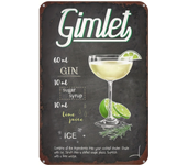 Cocktail Recipes Vintage Tin Sign White Russian Martini Cosmopolitan Cocktail Retro Plaque Sign For Bar Pub Home Wall Art Decor