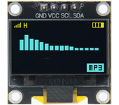 TENSTAR 0.96 Inch OLED SSD1306 White/Blue/Yellow 128X64 IIC I2C Serial Display Module 12864 LCD Screen Board