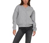 ONLNAOMI L/S BOMBER BOX SWT Light Grey Melange