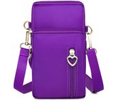 Bolsos Pequeños de Alta Calidad para Mujeres Multifuncionales Impermeables de Nylon Bolsa de Hombro para Teléfono Móvil Deporte Bolsa de Mensajero