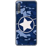 Tumundosmartphone Funda Gel Tpu para Samsung Galaxy A7 (2018) diseño Camuflaje 03 Dibujos
