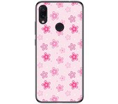 Tumundosmartphone FUNDA de GEL TPU para Xiaomi Redmi Note 7 diseño Flores Dibujos