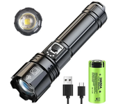 Most Powerful LED Flashlight Rechargeable Torch Lighting 1500M Tactical Lantern Ultra Bright Flashlight With Usb Rechargable