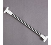 Telescopic Clothes Drying Rod Hole-free Telescopic Rod 25 Pipe Diameter Curtain Rod Drying Rack Stainless Steel Wardrobe Rod