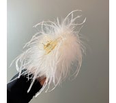 1/2 Pcs Fairy Black Feather Hair Claw Hair Rope Soft Plush Shark Clip Ladies Crab Clip Back Head Barrettes Ponytail Accessories
