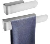 30cm Toalleros de Baño sin Taladro, HASA zone Toallero Adhesivo Baño, Accesorios Baño Sin Taladro, Acero Inoxidable 304