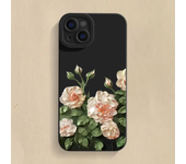 Case For iPhone 15 Cases iPhone 14 Pro Max Case Rose Flower Phone Case For iPhone 13 12 11 XS XR X 7 8 Plus Soft Silicone Cover