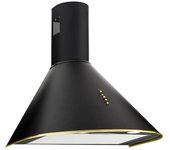 Campana de chimenea akpo wk-4 dandys gold 60 cm 450 m3/h, negra