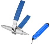 Manual Copper Pipe Expander, with Tube Deburring Tool Air Conditioner Repair Tool, 1/4~7/8 Inch Copper Pipe Crimping Tool for 1/4~7/8 Inch Copper Pipes