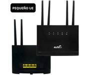 4G Wireless Router 300Mbps 4G LTE CPE Router Modem 4 External Antennas Power Signal Booster Hotspot with SIM Card Slot for Home