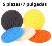 3/4/5/6/7inch Car Polishing Pad Kit Set Self-Adhesive Buffing Waxing Sponge Wool Wheel Polishing Pad For Car Polisher Drill