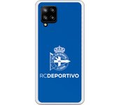 Funda original compatible con Samsung A42 5G - RC Deportivo Escudo blanco fondo azul