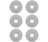 Paquete de 6 Pantalones de microfibra para robot aspirador Ecovacs X2 Omni