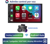 7inch IPS 2din Stereo Wireless Carplay Android auto Radio Automotive Multimedia Car Radio Autoradio MP5 Player Bluetooth USB FM