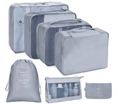 Juego De Bolsas Organizadores De Viaje 7/8/9/10 Pcs Cudos De Empaque Portátiles Para Maleta Ropa Y Zapatos Organizador De Bolsos
