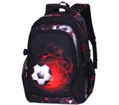 Mochila Escolar para niños y adolescentes, con estampado de Fútbol, mochila Escolar para niños de 8 a 16 años, mochila Escolar para adolescentes, mochila Grande impermeable de Nailon