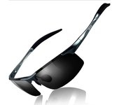Gafas de sol deportivas polarizadas para hombre con ultraligero y marco de metal irrompible, 100%