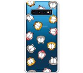 Funda original compatible con Samsung Galaxy S10 - Garfield Patron Caras